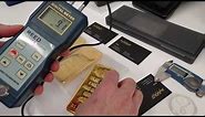 Ultrasound Testing of Gold Bars - Checking for Tungsten or other materials using ultrasonic