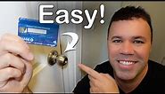 How To Unlock a Door Using a Credit Card