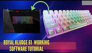 Royal Kludge 61 fully working how to download software TUTORIAL/GUIDE 🔥 🔥