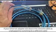 Realtek PCI GbE Ethernet adapter problem