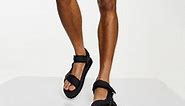 ASOS DESIGN tech sandals in black | ASOS