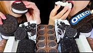 ASMR OREO ICE CREAM SANDWICH, OREO ICE CREAM BAR, PIE, CHOCOLATE, OREO WAFERS 오레오 먹방 | Kim&Liz ASMR