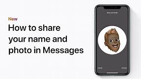 How to share your name and photo in Messages on your iPhone, iPad, or iPod touch – Apple Support