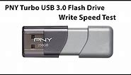 PNY 256 Gig Flash Memory Stick Speed Test