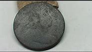 Draped bust large cent. Found Metal detecting .1797 Griped edge