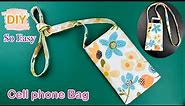 DIY Cell Phone Bag. How to make Mini Crossbody Bag .DIY Bag.