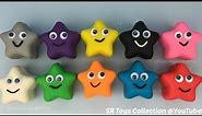 Play Doh Stars Smiley Face Fun Creative with Molds