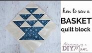 Basket Quilt Block Pattern