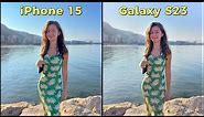 iPhone 15 vs Samsung Galaxy S23 Camera Test