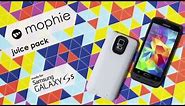 The mophie juice pack made for Samsung Galaxy S5
