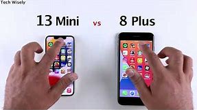 iPhone 13 Mini vs 8 Plus SPEED TEST
