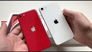iPhone SE 2020 Red & White Color Comparison