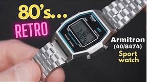 Armitron Sport Retro Digital Watch "Rubik" Unboxing - 40/8474