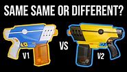 UNLOCX V1 vs V2 Pistol Style Gel Blasters What's the Difference? (Better than Splatrball)