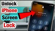 Forgot iPhone passcode | Bypass iPhone 13 Password 100% success!