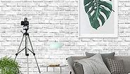 197”×18” 3D Brick Wallpaper Peel and Stick Wallpaper Brick Gray White Brick Wallpaper Self Adhesive Grey Brick Removable Wallpaper Textured Brick Wallpaper Stick and Peel for Fireplace Wall Vinyl