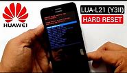Huawei LUA-L21 (Y3II) Hard Reset |Pattern Unlock |Factory Reset