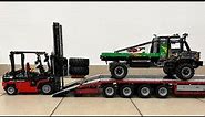 Cars Transportation with Truck on Flatbed Trailer – Lego Technic
