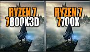 Ryzen 7 7800X3D vs 7700X Benchmarks - Tested in 15 Games and Applications