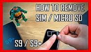 Samsung S9 / S9+: How To Remove or Insert a Sim Card & Micro SD Card (Dual/Hybrid Sim & Single Sim)