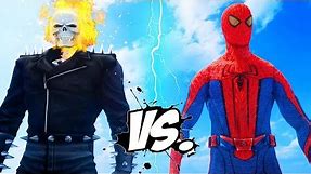 Ghost Rider vs Spiderman - The Amazing Spider-Man vs Ghost Rider
