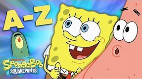 The Alphabet as Portrayed by SpongeBob SquarePants 🔤
