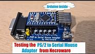 "PS/2 to Serial Mouse Adapter" from Necroware - testing USB mouse on COM port