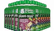 Gerber Organic Baby Food Pouches, Toddler, Plant-tastic, Banana Berry & Veggie Smash, 3.5 Ounce (Pack of 12)