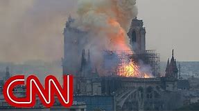 Fire engulfs Notre Dame cathedral in Paris