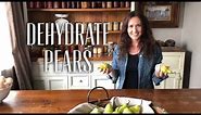 HOW TO DEHYDRATE PEARS - Dehydrating Delicious Pear / Dehydrated Pears