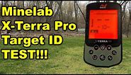 Minelab X-Terra Pro Target ID Test – What Did I find?