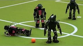 Robot Soccer Goes Big Time