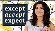 Saying EXCEPT, ACCEPT and EXPECT | American English pronunciation