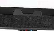 Cyber Acoustics USB & Bluetooth Speaker Bar (CA-2890BT) – USB Powered Speaker with Speakerphone for PC and Bluetooth to Simultaneously Connect to Smartphones, Clamps to Monitor, Convenient Controls