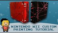 [TUTORIAL] DIY Nintendo Wii Custom Case Painting!