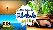 【4K🇯🇵】Oki Islands, Japan's most beautiful remote island! Introducing 15 best spots!