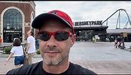 HersheyPark first visit, Hershey Pennsylvania. Walk thru, and 100th roller coaster milestone.