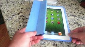 Apple iPad Smart Case Unboxing and First Review (Blue)