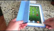 Apple iPad Smart Case Unboxing and First Review (Blue)