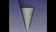 Geodesics on a Cone.