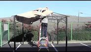 How to install a canopy for the Target Madaga Gazebo