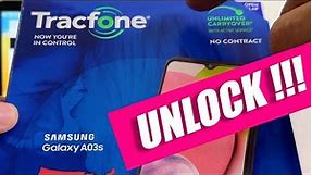 How to unlock a Tracfone for FREE