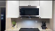 How to Install An Under the Cabinet Microwave and Tour Our Kitchen!