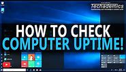 How To Check Windows Running Time | Check Runtime Of Computer