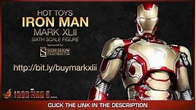 Iron Man 3 Hot Toys Mark XLII Diecast Movie Masterpiece 1/6 Scale Collectible Figure Review