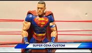 How to Make WWE Mattel Custom Action Figure of John Cena as Super Cena "Grim's Toy Show" Tutorial
