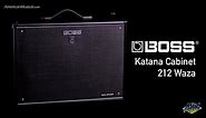 Boss Katana Cabinet 212 Waza - Punchy Sound With Custom Waza Speakers That Have A Vintage Voice