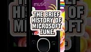 The UNBELIEVABLE History Of The Microsoft Zune.