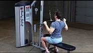Body-Solid Pro Clubline Series II Lat Pulldown & Seated Row Machine (BodySolid.com)