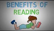 Why You Should Read Books - The Benefits of Reading More (animated)